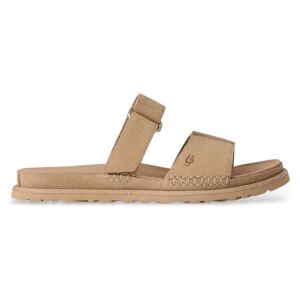 UGG pour femme. 1178590 Sandales en cuir beige GoldenGaze Slide (36), Plat, Aucun, Casuel - Publicité UGG pour femme. 1178590 Sandales en cuir beige GoldenGaze Slide (36), Plat, Aucun, Casuel - Publicité