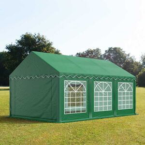 TOOLPORT 4x6 m tente de réception, PVC 700, H. 2 m, vert foncé - (5137) - Publicité TOOLPORT 4x6 m tente de réception, PVC 700, H. 2 m, vert foncé - (5137) - Publicité