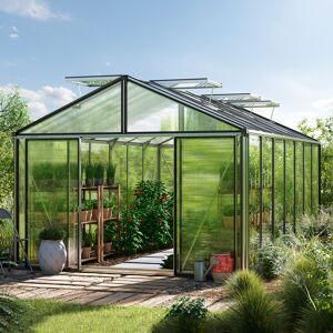 GFP 311 x 534 cm Serre de jardin, aluminium, incl. kit d'accessoires Pro 1 - (GFPV00273) - Publicité GFP 311 x 534 cm Serre de jardin, aluminium, incl. kit d'accessoires Pro 1 - (GFPV00273) - Publicité