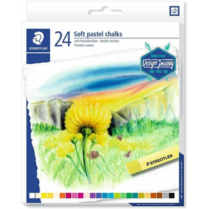 Staedtler Crayons pastels 2430 Est.24 - Publicité Staedtler Crayons pastels 2430 Est.24 - Publicité