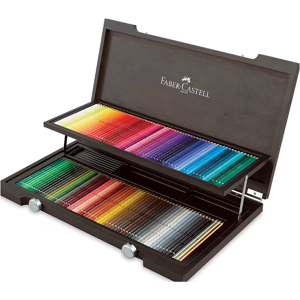 Faber-Castell Albrecht Dürer Coffret en bois de 120 crayons aquarellables - Publicité Faber-Castell Albrecht Dürer Coffret en bois de 120 crayons aquarellables - Publicité