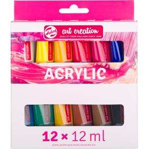 TALENS ART CREATION Set acrylique 12 x 12 ml - Publicité TALENS ART CREATION Set acrylique 12 x 12 ml - Publicité