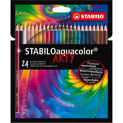 Crayons aquarellables STABILO aquacolor Art - 24 pièces - Publicité Crayons aquarellables STABILO aquacolor Art - 24 pièces - Publicité