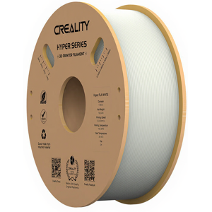 Creality Hyper PLA Blanc 1 kg, impression rapide 30-600 mm/s, précision dimensionnelle +/- 0,02 mm, compatible avec la plupart des imprimantes 3D FDM, bobine 1 kg (2,2 lb) - Publicité Creality Hyper PLA Blanc 1 kg, impression rapide 30-600 mm/s, précision dimensionnelle +/- 0,02 mm, compatible avec la plupart des imprimantes 3D FDM, bobine 1 kg (2,2 lb) - Publicité