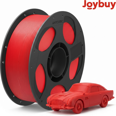 ANYCUBIC x JOYBUY Filament PLA Basic - Rouge - 1 kg - Publicité ANYCUBIC x JOYBUY Filament PLA Basic - Rouge - 1 kg - Publicité