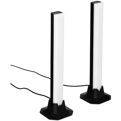 Atmosphera Paol Lot de 2 barres lumineuses multicolores - Publicité Atmosphera Paol Lot de 2 barres lumineuses multicolores - Publicité