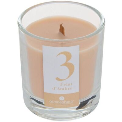 ATMOSPHERA Bougie parfumée Numia parfum ambré - 180 g - Publicité ATMOSPHERA Bougie parfumée Numia parfum ambré - 180 g - Publicité