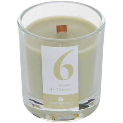 ATMOSPHERA Bougie parfumée Numia parfum citron - 180 g - Publicité ATMOSPHERA Bougie parfumée Numia parfum citron - 180 g - Publicité