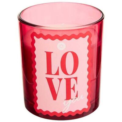 ATMOSPHERA Bougie parfumée Love parfum rose et au patchouli - 190 g - Publicité ATMOSPHERA Bougie parfumée Love parfum rose et au patchouli - 190 g - Publicité