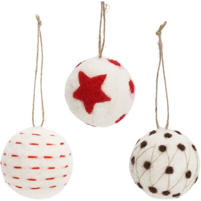 SALCAR Boules de Noël, Ø 6 cm, lot de 6 - Publicité SALCAR Boules de Noël, Ø 6 cm, lot de 6 - Publicité