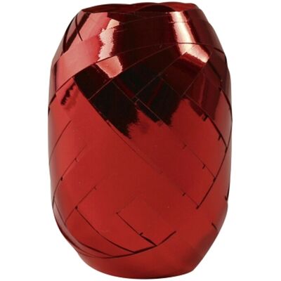 Clairefontaine Lot de 24 bobines de rubans d'emballage cadeau rouge métallisé - 10 m x 7 mm - Publicité Clairefontaine Lot de 24 bobines de rubans d'emballage cadeau rouge métallisé - 10 m x 7 mm - Publicité