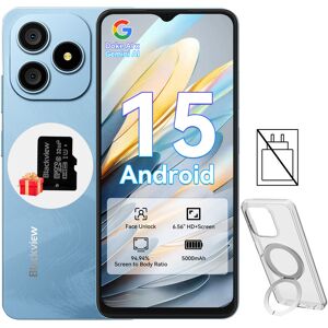 Smartphone Blackview Wave 9C, 12 Go (4+8) de RAM + 128 Go de mémoire interne, compatible avec les cartes TF jusqu'à 2 To, écran HD+ de 6,56 pouces (IP54), Android 15, batterie de 5 000 mAh, appareils photo 13 MP + 8 MP, processeur octa-core, carte TF de 3 - Publicité Smartphone Blackview Wave 9C, 12 Go (4+8) de RAM + 128 Go de mémoire interne, compatible avec les cartes TF jusqu'à 2 To, écran HD+ de 6,56 pouces (IP54), Android 15, batterie de 5 000 mAh, appareils photo 13 MP + 8 MP, processeur octa-core, carte TF de 3 - Publicité
