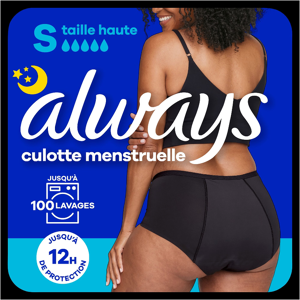 Always - Culotte Menstruelle Taille Haute - S - 38-40 - 1 Unité - Publicité Always - Culotte Menstruelle Taille Haute - S - 38-40 - 1 Unité - Publicité