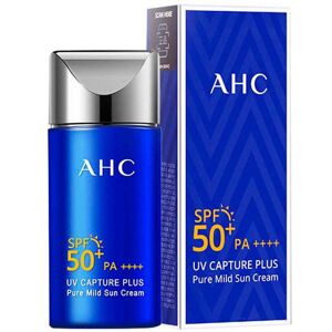 AHC Crème solaire, flacon bleu - 50 ml - Publicité AHC Crème solaire, flacon bleu - 50 ml - Publicité