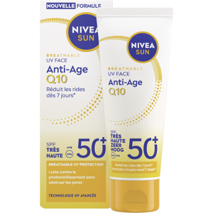 NIVEA SUN Crème solaire visage anti-âge Q10 SPF 50 - 40 ml - Publicité NIVEA SUN Crème solaire visage anti-âge Q10 SPF 50 - 40 ml - Publicité