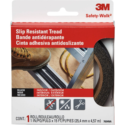 3M Bande antidérapante noire - 4,5 m x 25 mm - Publicité 3M Bande antidérapante noire - 4,5 m x 25 mm - Publicité
