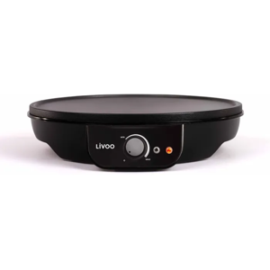 LIVOO DOP196 Appareil à crêpes antiadhésif, 1000 W, 30 cm - Publicité LIVOO DOP196 Appareil à crêpes antiadhésif, 1000 W, 30 cm - Publicité