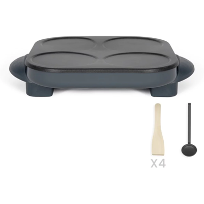 Livoo Mini Crêpes Appareil - Gris - 4 Mini-Crêpes Ø 12 cm - Publicité Livoo Mini Crêpes Appareil - Gris - 4 Mini-Crêpes Ø 12 cm - Publicité