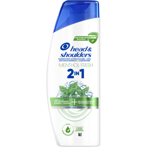 HEAD&SHOULDERS HEAD & SHOULDERS - Shampoing 2en1 Menthol Fresh - 300ml - Publicité HEAD&SHOULDERS HEAD & SHOULDERS - Shampoing 2en1 Menthol Fresh - 300ml - Publicité
