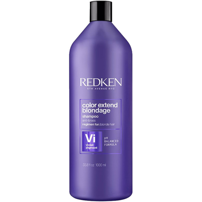 Redken Blondage Shampoo Neutralisant Violet - Shampoo pour Cheveux Blonds - Publicité Redken Blondage Shampoo Neutralisant Violet - Shampoo pour Cheveux Blonds - Publicité