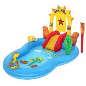 Bestway Aire de jeux aquatique gonflable Far West - 264 x 188 x 140 cm - Publicité Bestway Aire de jeux aquatique gonflable Far West - 264 x 188 x 140 cm - Publicité