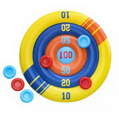 Bestway Champion Jeu de lancer de disque gonflable - Diamètre 140 cm - Publicité Bestway Champion Jeu de lancer de disque gonflable - Diamètre 140 cm - Publicité
