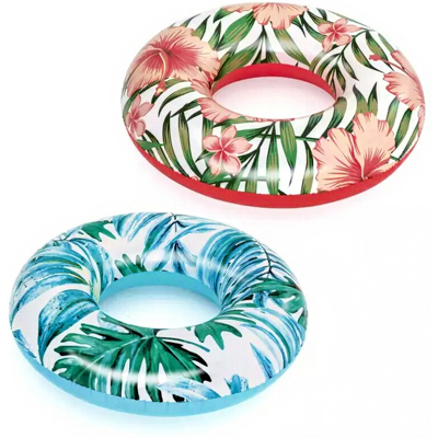 Bestway Bouée gonflable palmier bleu - 119 cm - Publicité Bestway Bouée gonflable palmier bleu - 119 cm - Publicité