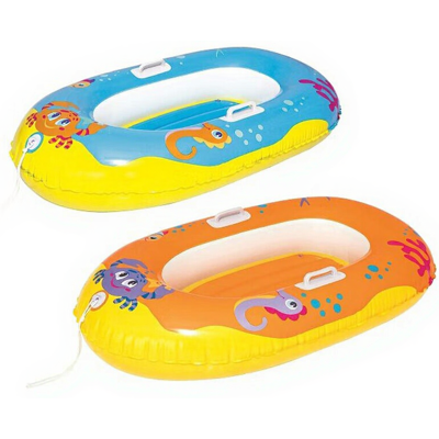 Bestway 34009 Bateau gonflable en PVC pour enfants modèle aléatoire - 119 x 79 cm, capacité 45 kg - Publicité Bestway 34009 Bateau gonflable en PVC pour enfants modèle aléatoire - 119 x 79 cm, capacité 45 kg - Publicité