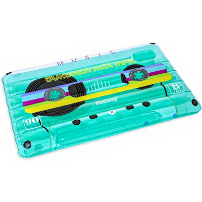 Bestway Retro Beats Bouée gonflable - Adulte max. 90 kg - Publicité Bestway Retro Beats Bouée gonflable - Adulte max. 90 kg - Publicité
