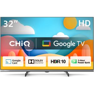 CHiQ L32M9PD TV HD Google TV HDR10/HLG, Wi-Fi 5GHz + Bluetooth 5.0, Dolby Audio, Chromecast, Design sans cadre - 32 pouces - Publicité CHiQ L32M9PD TV HD Google TV HDR10/HLG, Wi-Fi 5GHz + Bluetooth 5.0, Dolby Audio, Chromecast, Design sans cadre - 32 pouces - Publicité