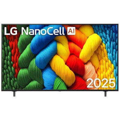 LG TV 50NANO80A3B 50 pouces LED UHD 4K 60Hz Smart TV NanoCell AI NANO80 2025 - Publicité LG TV 50NANO80A3B 50 pouces LED UHD 4K 60Hz Smart TV NanoCell AI NANO80 2025 - Publicité