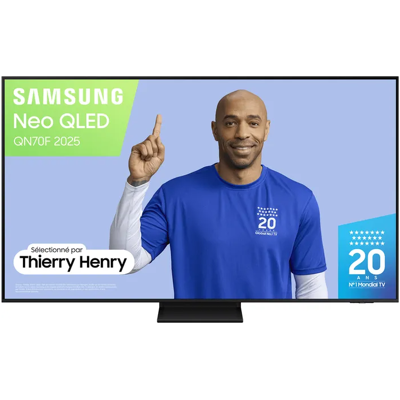 Samsung 75QN70F TV QLED Mini LED 75 pouces (190 cm) - Publicité Samsung 75QN70F TV QLED Mini LED 75 pouces (190 cm) - Publicité