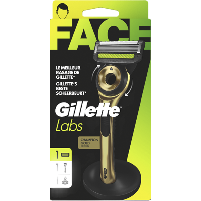 GILLETTE LABS GOLD - Rasoir exfoliant pour hommes - Publicité GILLETTE LABS GOLD - Rasoir exfoliant pour hommes - Publicité