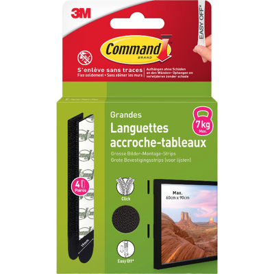 Command™ Bandes adhésives amovibles pour panneaux noirs IQ, L x 4 paires. Publicité Command™ Bandes adhésives amovibles pour panneaux noirs IQ, L x 4 paires. Publicité