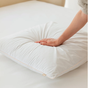 MORPHEA Oreiller Drimz en plumes et duvet de canard - 60 x 60 cm - Publicité MORPHEA Oreiller Drimz en plumes et duvet de canard - 60 x 60 cm - Publicité
