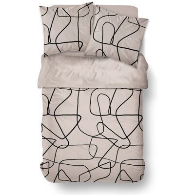 TODAY Sunshine Parure de lit 2 personnes en coton 0.20 - 1 housse de couette 220 x 240 cm + 2 taies d'oreiller 63 x 63 cm - Publicité TODAY Sunshine Parure de lit 2 personnes en coton 0.20 - 1 housse de couette 220 x 240 cm + 2 taies d'oreiller 63 x 63 cm - Publicité