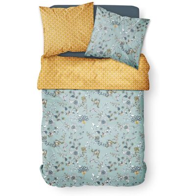 TODAY Sunshine Parure de lit 2 personnes en coton 0.5 - 1 housse de couette 220 x 240 cm + 2 taies d'oreiller 63 x 63 cm - Publicité TODAY Sunshine Parure de lit 2 personnes en coton 0.5 - 1 housse de couette 220 x 240 cm + 2 taies d'oreiller 63 x 63 cm - Publicité