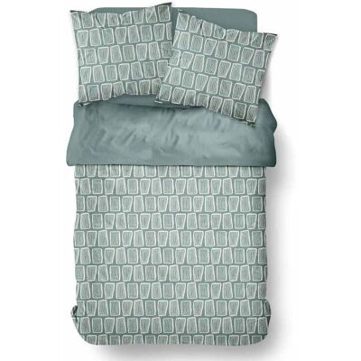 TODAY Crazy Parure de lit 2 personnes en polyester 9.7 - 1 housse de couette 220 x 240 cm + 2 taies d'oreiller 63 x 63 cm - Publicité TODAY Crazy Parure de lit 2 personnes en polyester 9.7 - 1 housse de couette 220 x 240 cm + 2 taies d'oreiller 63 x 63 cm - Publicité