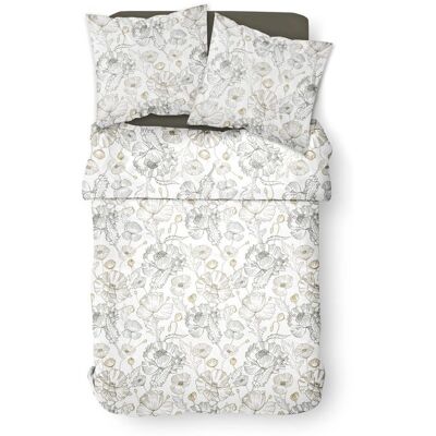 TODAY Sunshine Parure de lit 2 personnes en coton 0.12 - 1 housse de couette 220 x 240 cm + 2 taies d'oreiller 63 x 63 cm - Publicité TODAY Sunshine Parure de lit 2 personnes en coton 0.12 - 1 housse de couette 220 x 240 cm + 2 taies d'oreiller 63 x 63 cm - Publicité