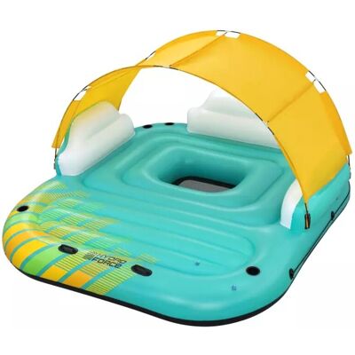 Bestway Hydro-Force Sunny Lounge Île Flottante 5 Personnes 300 x 275 cm - Publicité Bestway Hydro-Force Sunny Lounge Île Flottante 5 Personnes 300 x 275 cm - Publicité