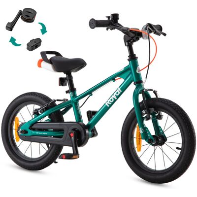 RoyalBaby Vélo pour enfants + Aluminium EZ Freestyle + 16 pouces Vert, Poids net 7.8 kg - Publicité RoyalBaby Vélo pour enfants + Aluminium EZ Freestyle + 16 pouces Vert, Poids net 7.8 kg - Publicité