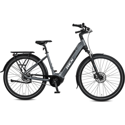 Rex Commuter+ Vélo électrique Wave 48 gris - Publicité Rex Commuter+ Vélo électrique Wave 48 gris - Publicité