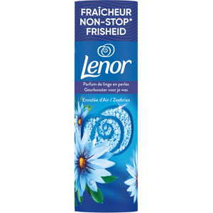 LENOR Parfum de linge en perles Envolée d’Air - 235 g / 19 doses - Publicité LENOR Parfum de linge en perles Envolée d’Air - 235 g / 19 doses - Publicité