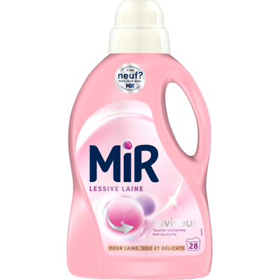Mir Lessive en poudre pour laine 1,4 L - Publicité Mir Lessive en poudre pour laine 1,4 L - Publicité