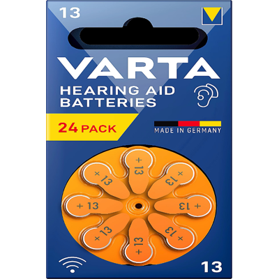Varta PILES AUDITIVES V13 X 24 - Publicité Varta PILES AUDITIVES V13 X 24 - Publicité