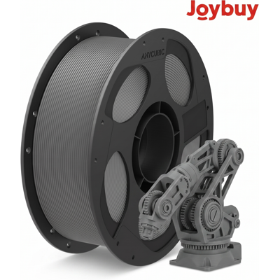 JOYBUY x ANYCUBIC Filament d'impression PLA Basic, Bobine de 1 kg, Diamètre de 1,75 mm, Tolérance de ±0,02 mm - Gris texturé - Publicité JOYBUY x ANYCUBIC Filament d'impression PLA Basic, Bobine de 1 kg, Diamètre de 1,75 mm, Tolérance de ±0,02 mm - Gris texturé - Publicité