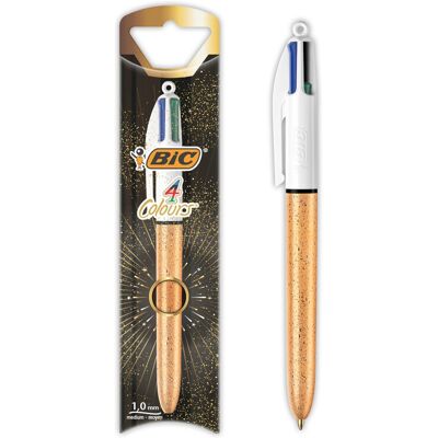BIC Stylo 4 couleurs doré - Publicité BIC Stylo 4 couleurs doré - Publicité