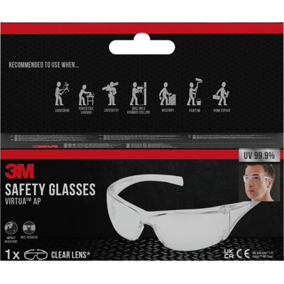 3M Virtua AP Lunettes de protection - Publicité 3M Virtua AP Lunettes de protection - Publicité