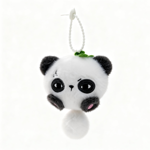 Porte-clés en peluche YS Panda gêné 8 cm - Publicité Porte-clés en peluche YS Panda gêné 8 cm - Publicité