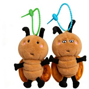 Porte-clés en peluche mignon, motif vison et cafard, 12 cm (Modèle aléatoire) - Publicité Porte-clés en peluche mignon, motif vison et cafard, 12 cm (Modèle aléatoire) - Publicité